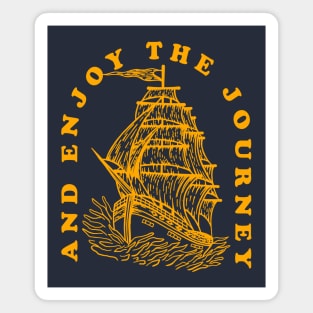 Enjoy The Journey Backprint Magnet